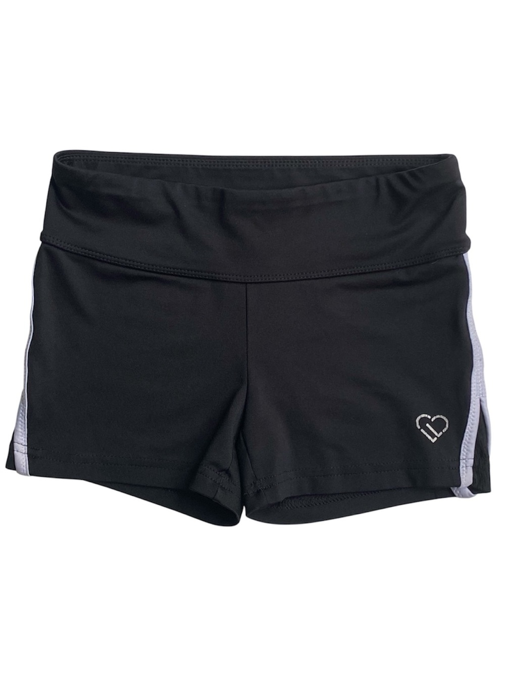 Aeropostale Live Love Dream Black Shorts with White Side Stripes Women's Size XS